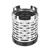Portable   Outdoor Folding Metal Hting Gas Stove Cover Camping Hiking Accessory