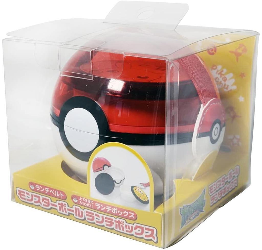 Skater Pokemon Monster Ball Bento Pocket Monster Lunch Box with Accessory Box, Organizer, LMS3-A