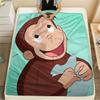 Curious George  Print Flannel Blanket, High Quality Comfortable for All Seasons, Home Decor, Warmth and Comfort