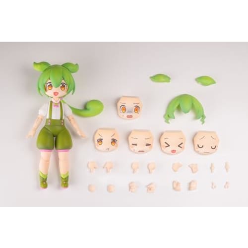 PLUM Office A (PLUM) Plafia Zundamon, Approximately 100mm Tall, 1/12 Scale, Pre-Colored Plastic Model Kit, PP222