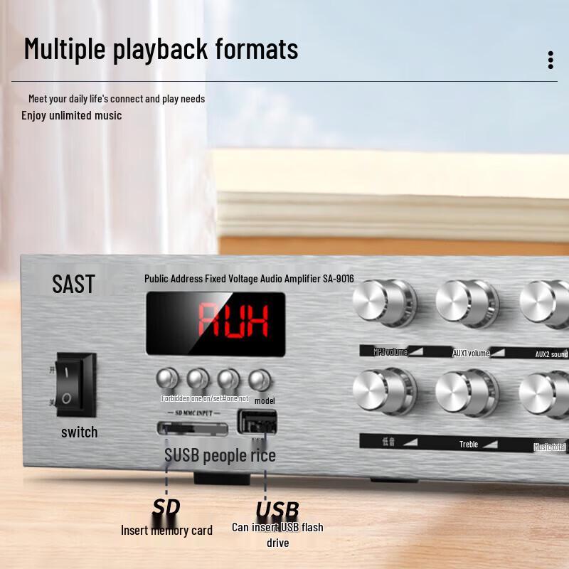 SAST AV295 Outdoor Waterproof Public Broadcast Speaker System CN Plug (adapter Included)