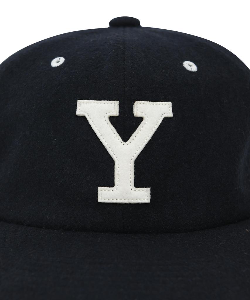Cappello con cinturino in lana e pelle YALE_Blu Navy