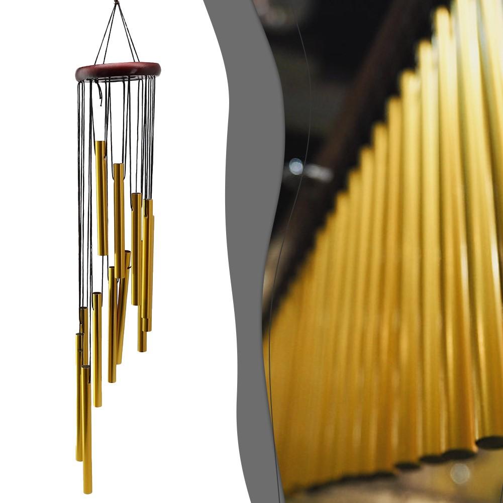 

Wind Chime Aluminum Balcony Coffee Shop Garden Home Decoration золотой