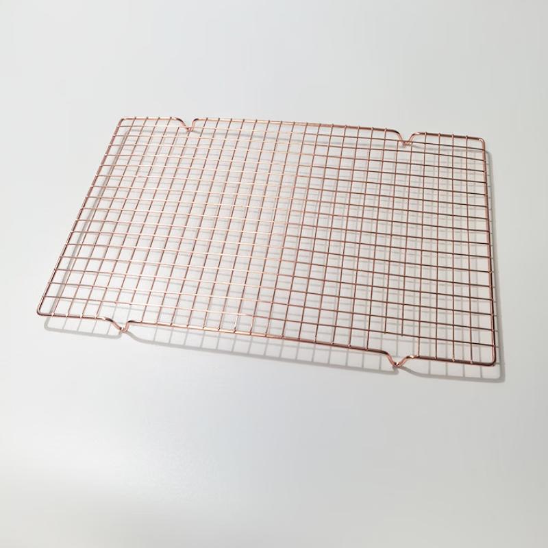 ZISIZ Rose Gold Chiffon Cake Cooling Rack (Set of 2)