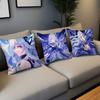 GAME skirk genshin cushion cover Comfortable soft Pillow Case for Sofa Living Room Home office Decor Protective Covers