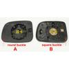 For Great Wall M4 Florid Door Wing Rear View Mirrors Lenses Outer Rearview Side Mirror Glass Lens without Heating