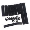 21Pcs Sponge Sleep Hair Curlers With Cap Disposable Elastic Mesh Hairnet Portable Hair Band Roller Beauty Accessories Set