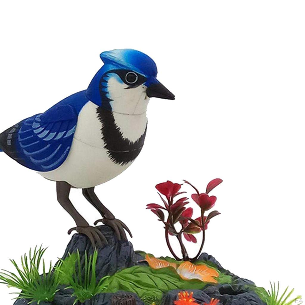 Control Bird Toy Moving Chirping Festival Holiday Party Bedroom Garden Ornament Education