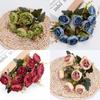 Simulation Golden Peony For Indoor Home Party Decoration Core Pack Flower Peony