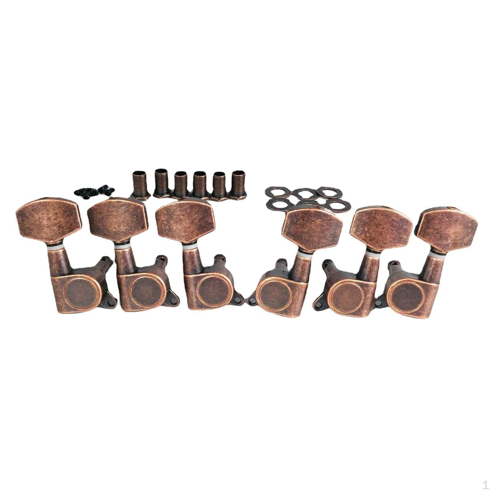 

6x Pegs Bronze Direct Replace 3R High Performance Sturdy Upgrade Accurate Tuning Professional