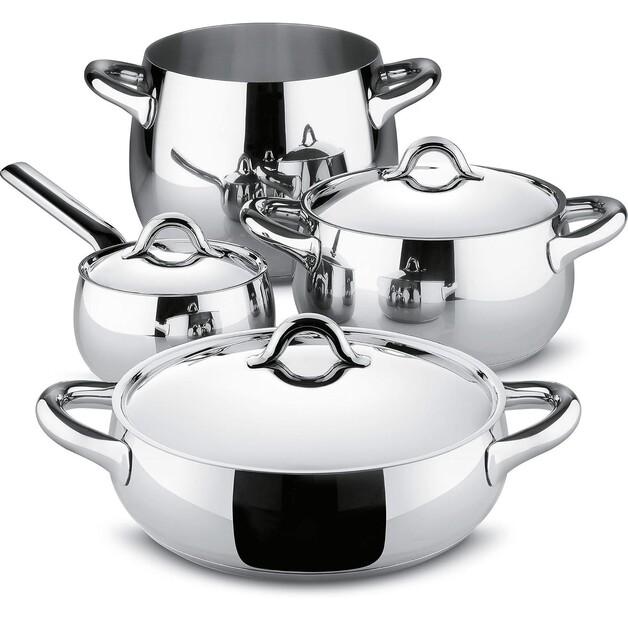 Alessi Mami Cookware Set, 7 Pieces (SG100S7)