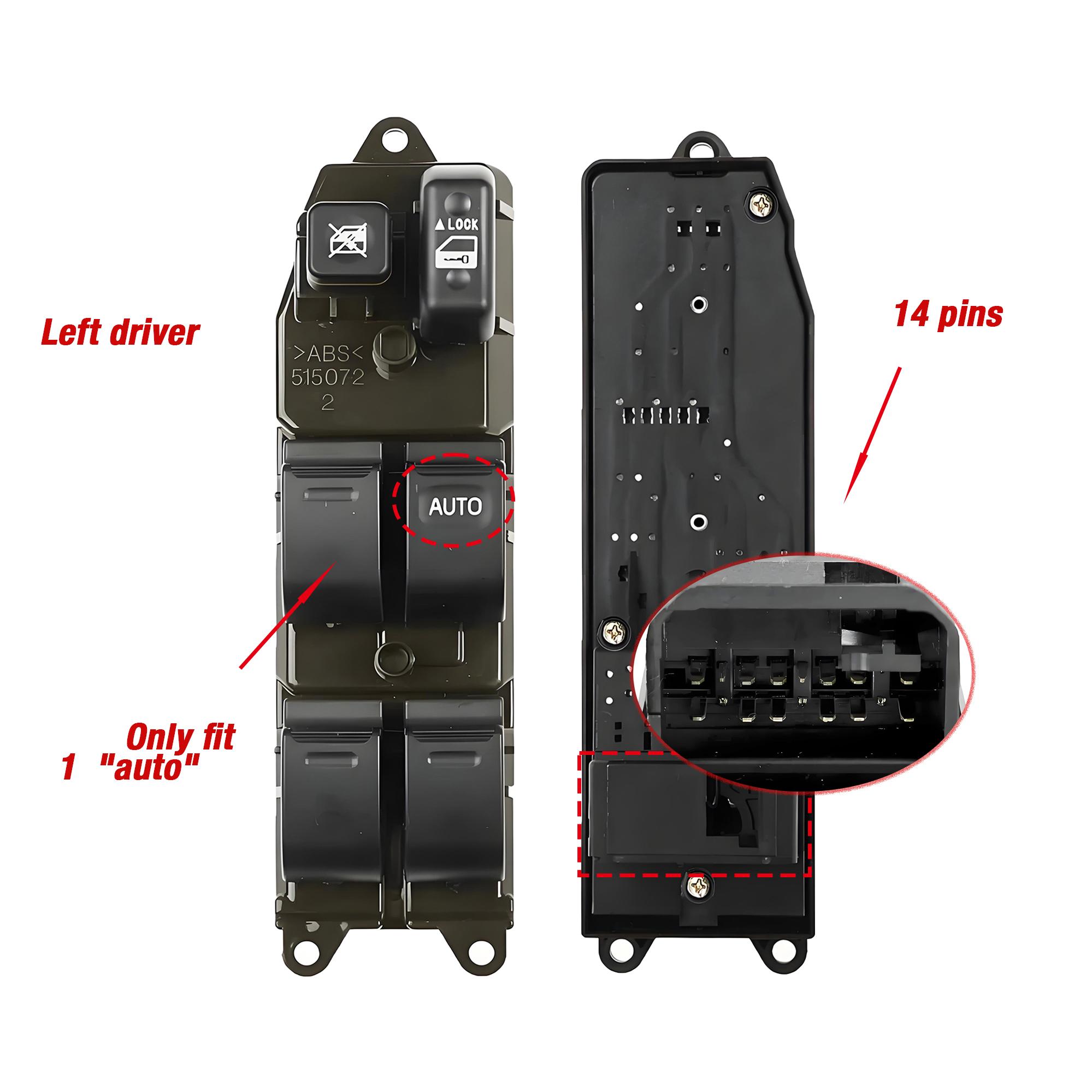 

84820-0K011 848200K011 For Toyota Hilux Vigo 2005 2006 2007 2008 2014,Front Right Driver Side Power Window Master Control Switch RHD 84820-0K011