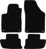 Zwarte velours vloermatten voor: Peugeot RCZ coupé (2010-2015)