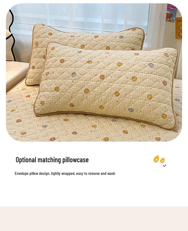 Retro Crinkle Cotton Quilted Fitted Sheet Set - 3 Piece 2025 Edition