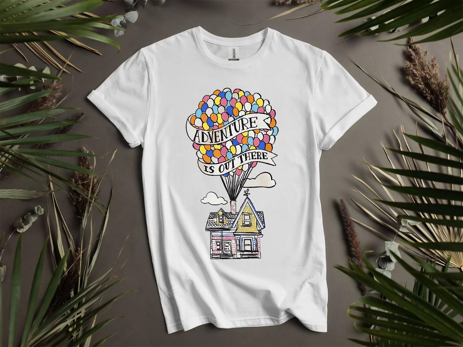 Flying House Adventure Is Out There Up Hoodie Tshirt Men Women Unisex AD855 3XL