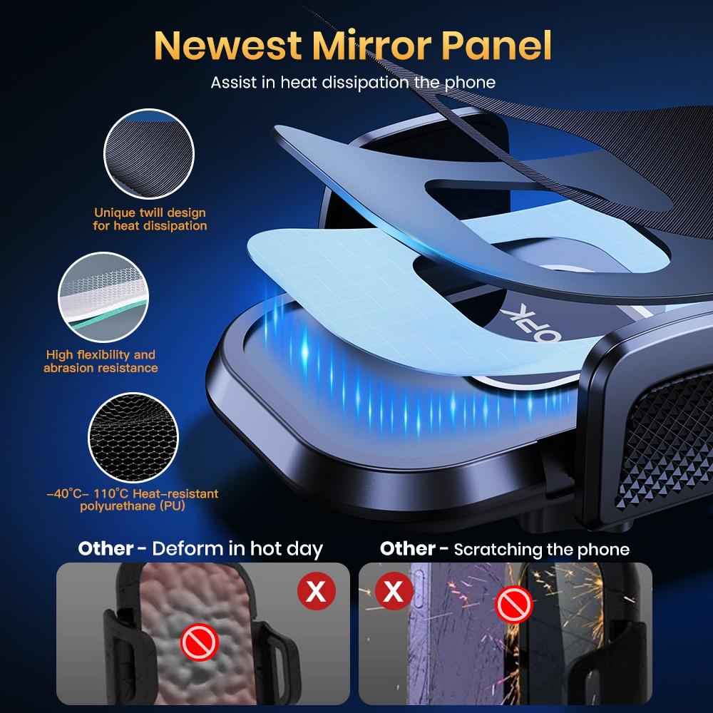 Upgrade Car Phone Holder Mount, Universal Cell Phone Car Mount for Dashboard Car Dash Mount Mobile Holder for iPhone, Samsung And Android Smart Phones