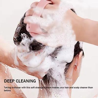 Kopfhautwäscher, Shampoo-Bürste, Massagegerät, sauberer Kopfhautkamm mit Griff, Haarwaschbürste, Kopfhautpeeling-Bürste, Kopfwäscher-Werkzeuge