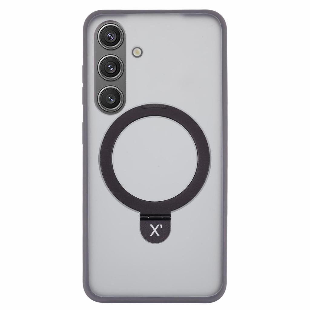 X-LEVEL PITHY STONE II For Samsung Galaxy S24+ Case Magnetic Case Back Cover Kickstand