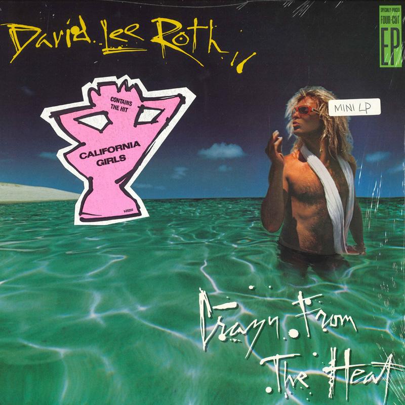 12inch Record DAVID LEE ROTH - Crazy From The Heat 252221B WARNER BROS 1985 US Metal Used