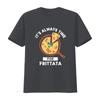 Frittata Food Lover Es ist immer Zeit zum Essen T-Shirt vintage gewaschenes Oberteil für den Alltag designer kleidung mann lässig