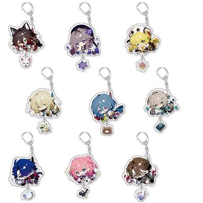 Honkai: Star Rail Acrylic Keychain - Asta, Herta, Hook, Serval, Welt, Sampo, Tingyun