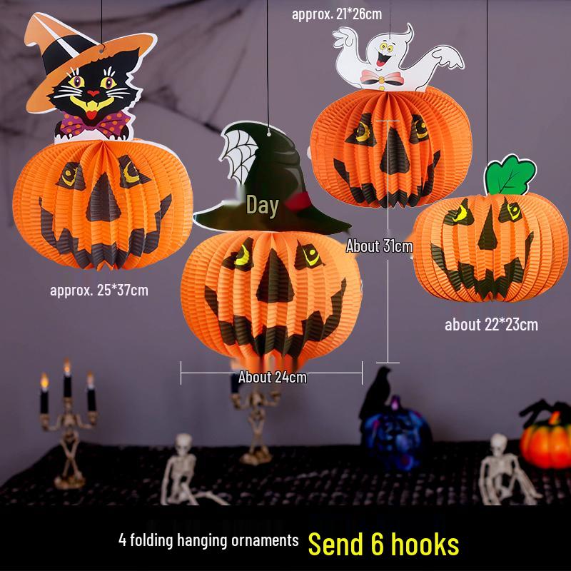 Halloween Hanging Decorations for Kindergartens, Malls, Stores, and Indoor Displays