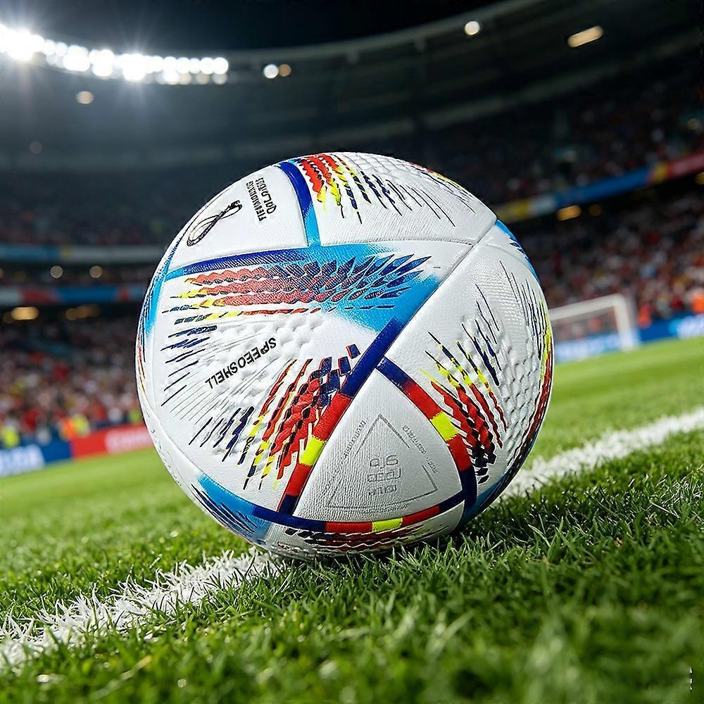 2022 Qatar Blue World Cup Soccer Ball for Training and As a Gift
