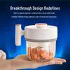 316 Baby-Nahrungsmacher: Leicht zu reinigender Glas-Food-Processor mit mehreren Mahlscheiben für Pürees.