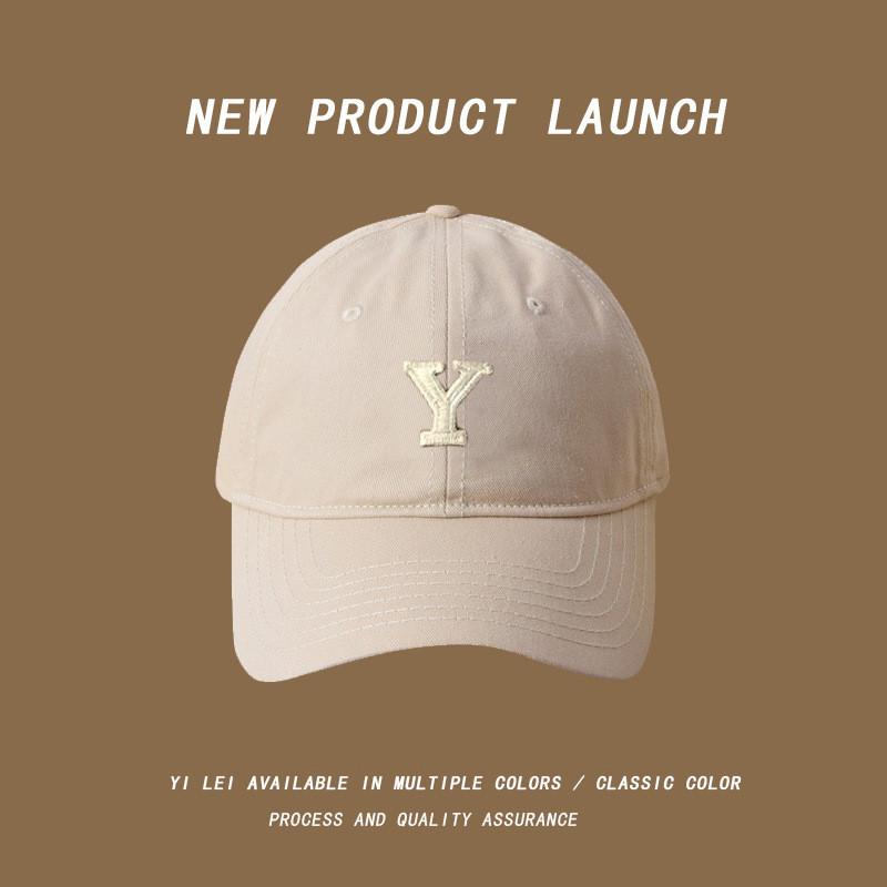 

Letter Y Baseball Cap For Men Women Cotton Sun Hat With Curved Brim Summer Sun Protection Style A