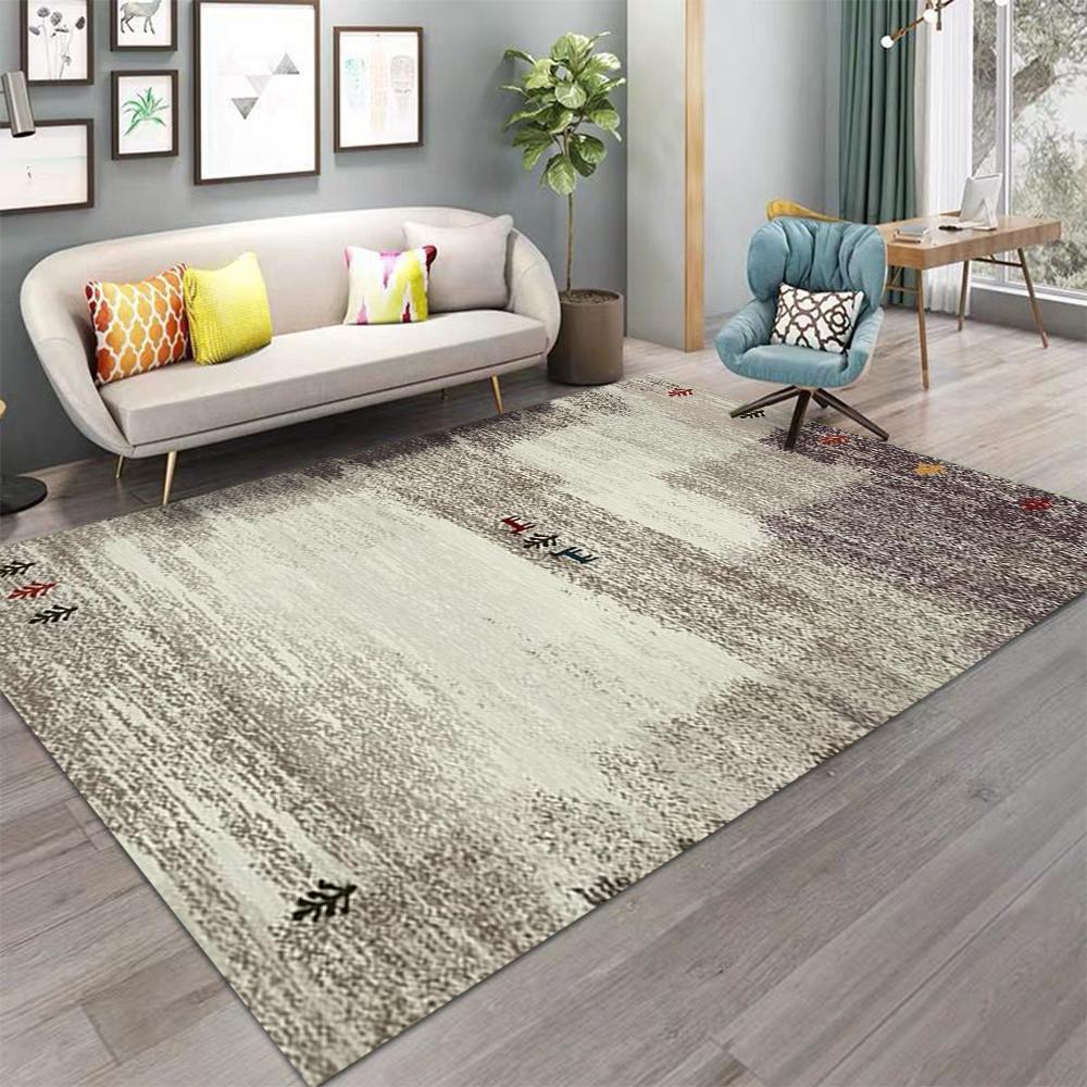 Nordischer Wohnzimmerteppich, Moderner und minimalistischer Sofa-Couchtisch-Bodenläufer, Marokkanischer amerikanischer Ethno-Teppich für Zuhause Schlafzimmer