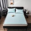 JINGRUIXIANG Cooling Ice Silk Bed Mat 3-Piece Set