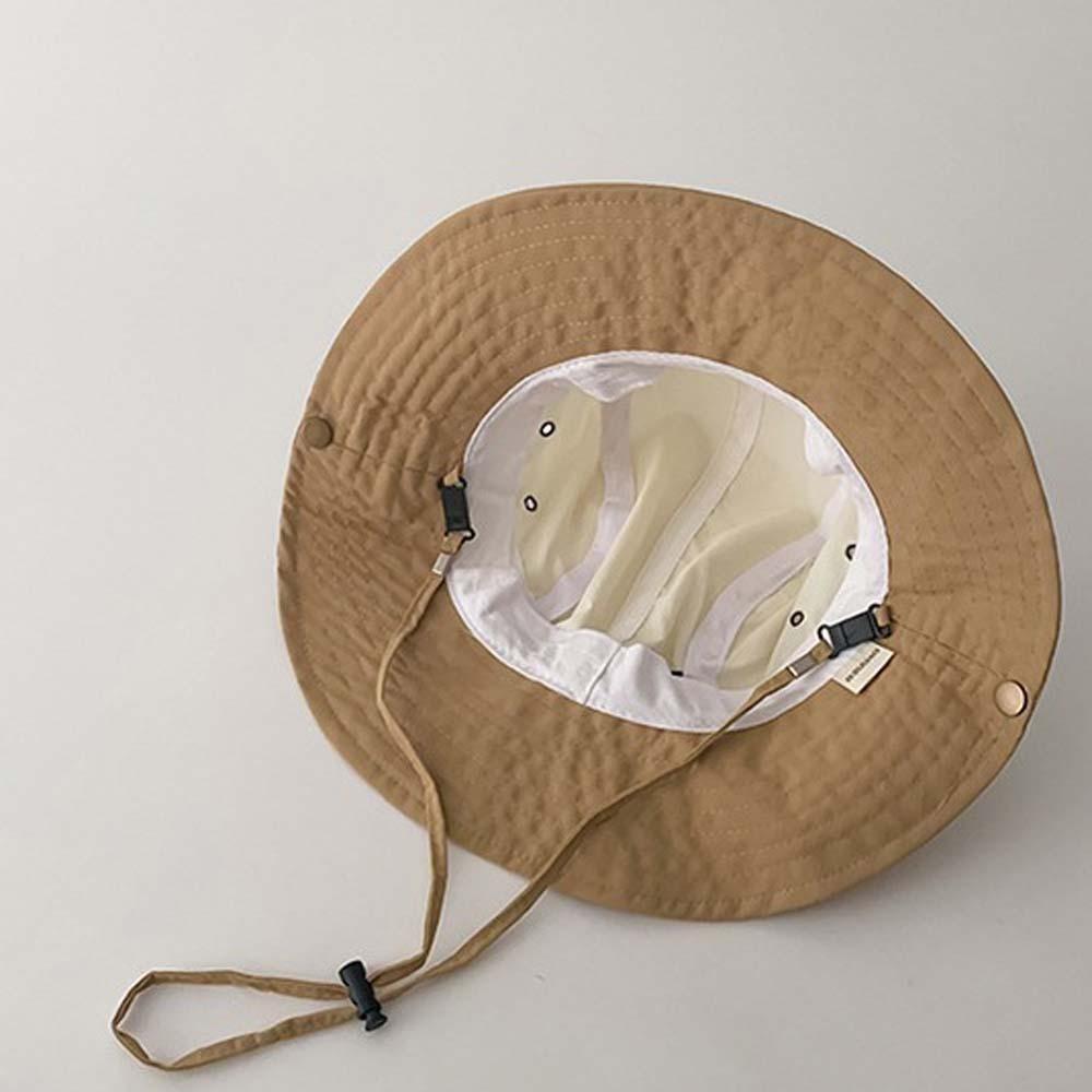 Korean Style Summer Kid Sun Hat Comfortable Quick-dry Fisherman Hat Candy Color Bucket Cap  Boys