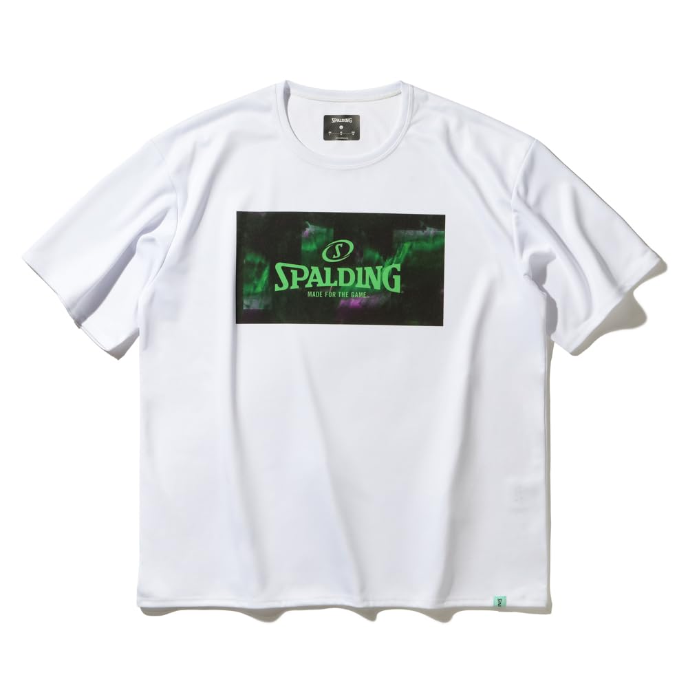

Spalding Biomarble Logo T-Shirt, White, Medium, SMT25009
