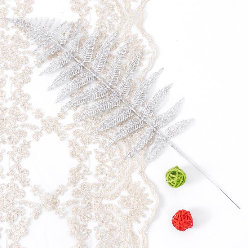 

5 шт. Рождественские украшения Блестящие искусственные листья Рождественская елка Свадебные композиции Новогодние венки Сделай сам Вечеринка Гирлянда Аксессуар 5Pcs