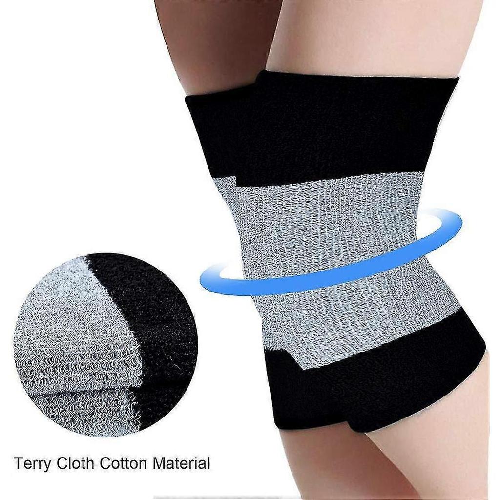 Knee Leg Warmers Thermal Sleeves Pads Tendonitis Dance Protection Muscle Joint Care Breathable Soft Kneelet One Size (1 Pair)