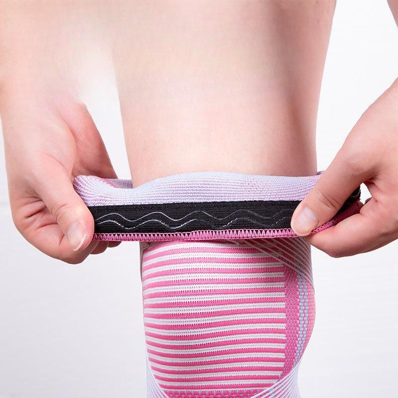 Nylon Strap Sports Knee Pads Pressurized Anti Slip New Basketball Running Warm and Breathable Protective Gear Fitness