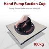 Portable Air Pump Suction Cup with Plastic Handle Air Pumps Suction Cup Large Bearing Capacity ABS for Powerful Heavy-Duty Glass