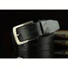 Genuine Leather Men's Belt Luxury High Quality Classic Buckle Business Cowboy Vintage Waistband Alloy Belts