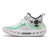 Li Ning Wu Xing 3 Fabric Synthetic Leather Rebound Shock Absorption Wear Resistant Non Slip Mid Top Sports Casual Shoes Men Sneakers White AZGS041-4