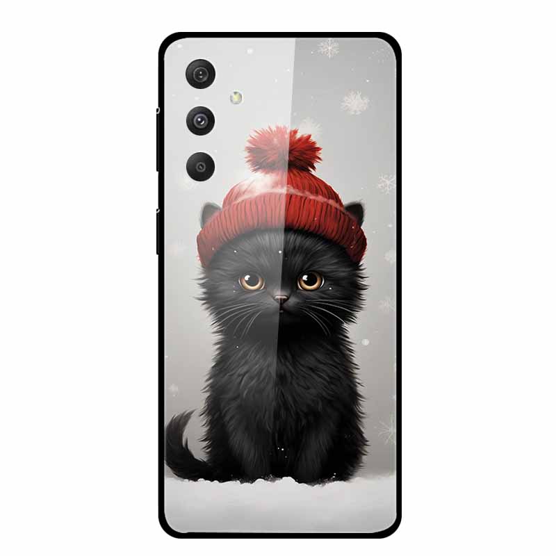 Tempered Glass Case For Samsung Galaxy S24 Plus Case Hard Glass Back Cover Soft Bumper For Samsung S24 Plus Phone Case S24Plus