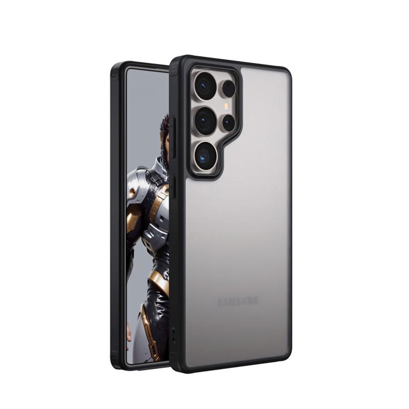 Compatible with Samsung S25 Ultra Phone Case, S25 Ultra Protective Case, Skin-Like Matte Armor, Shockproof, Wear-Resistant, Anti-Fingerprint Case