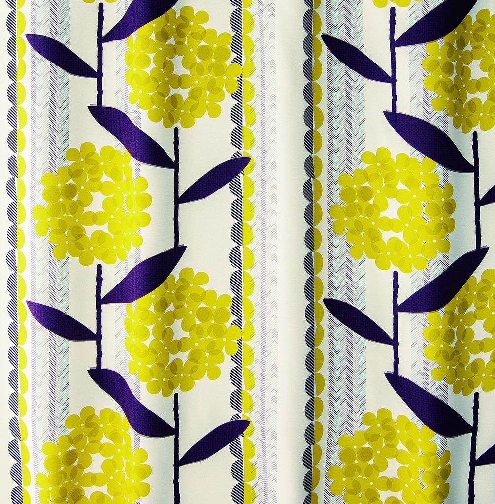 Suminoe Blackout 100 x 178 1 V1234 Curtains, Yellow, cm, Keiransus, Washable, Piece,