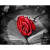 5d Diamond Painting Red Rose For Kids Craft Kit Full Drill Diy Diamond Embroidery Mosaic Flower Handmade Gift Art Dec