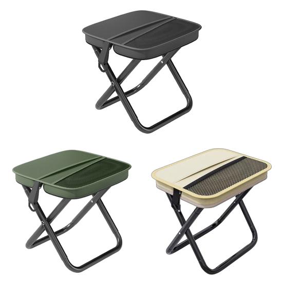 Mini Folding Stool with Carry Bag Portable Lightweight Heavy Duty Waterproof Outdoor Camping Backpacking Beach Picnic Fishing Collapsible Chair Seat