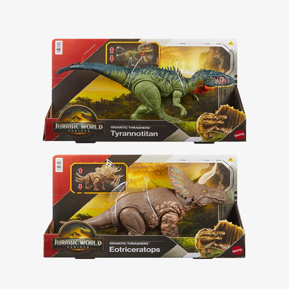 Young Toys Jurassische Welt: Ein neuer Anfang Großes Angriffsdinosaurier-Sortiment (Zufällige Auswahl)