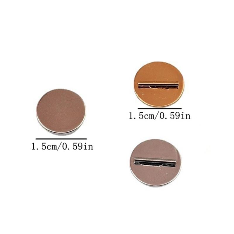 1/3Pcs Strong Brooch Converter Pin Keepers, Harmless Clothing Magnet Buckle for Tie & Clothing Brooch Adapter
