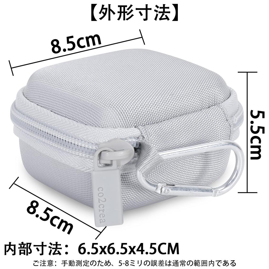 Storage Shokz OpenFit Open Ear Headphones Compatible with Wireless White [co2CREA Case] 2/OpenFit Air/OpenFit Earphones, (Case Only)