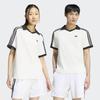 Men S oVerSized V Neck Terry Polo Shirt Kw7399