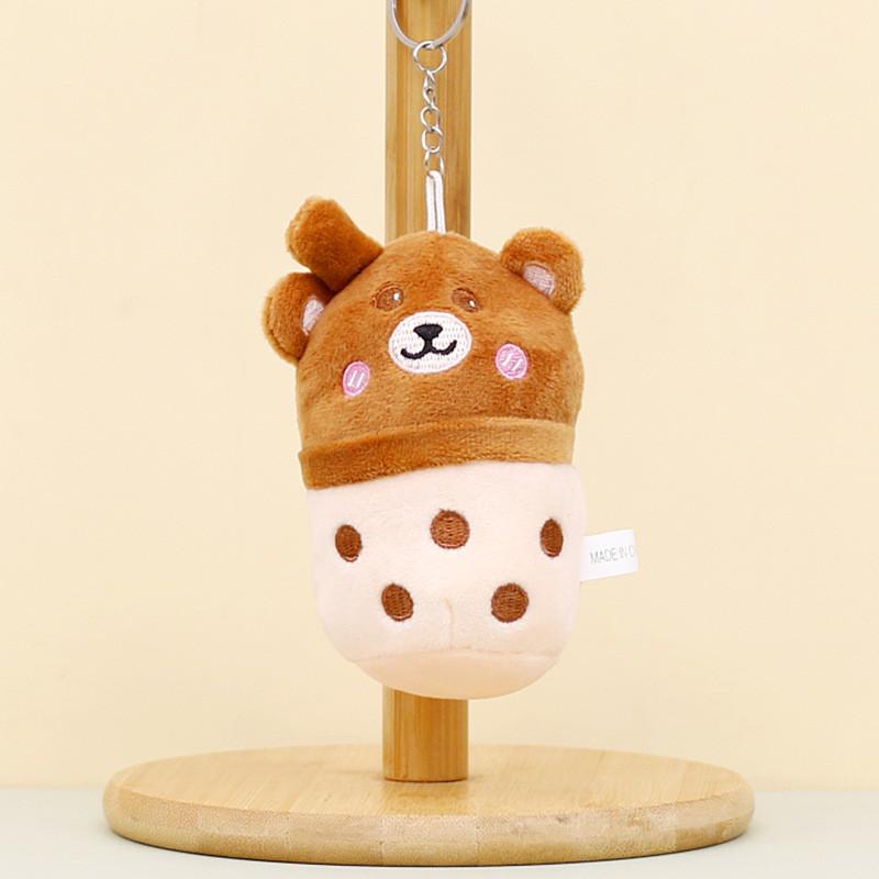 Очаровательный плюшевый брелок в виде чашки молочного чая, милая мультяшная кукла-мишка и зайчик, мягкие игрушки Bear