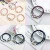 Korean Version Of The Three-strength Rubber Band High-elastic Pearl Head Rope For Women And Girls